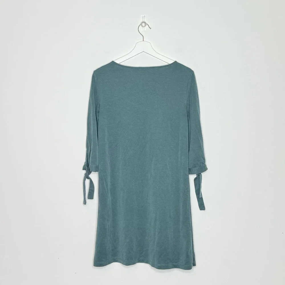 MARINA LUNA | Tie Sleeve Shift Dress | XS